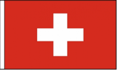 Switzerland Hand Waving Flags